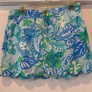 Lilly Pulitzer Skorts Colette whisper blue Boom Croc A Locca